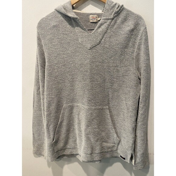 Faherty Gray V-Neck Sweater - Picture 4 of 5